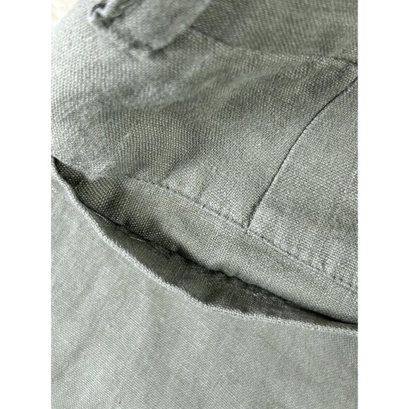 NEW Brandini Men’s Linen Shorts Size 33 Dark Beige Tan Casual Summer Lightweight - Picture 9 of 11